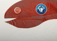 Red Fish Etching | Martin Barooshian,{{product.type}}