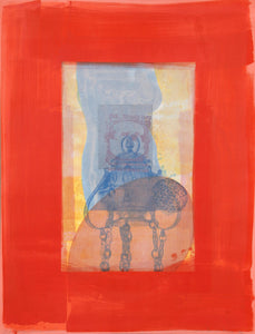 Red from the Being Series Lithograph | Michael David,{{product.type}}