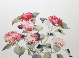Red Geraniums Lithograph | Susan Headley van Campen,{{product.type}}