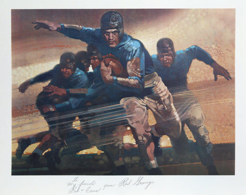 Red Grange from Sports Illustrated Living Legends Portfolio Lithograph | Robert Peak,{{product.type}}