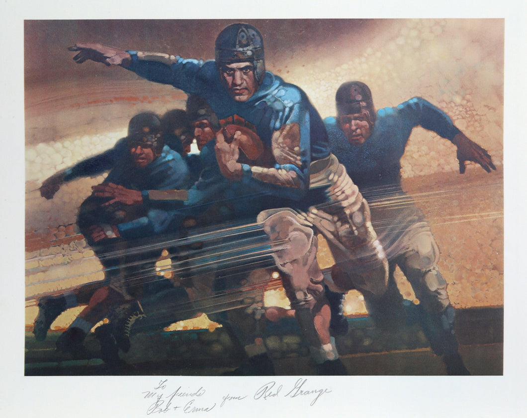 Red Grange from Sports Illustrated Living Legends Portfolio Lithograph | Robert Peak,{{product.type}}