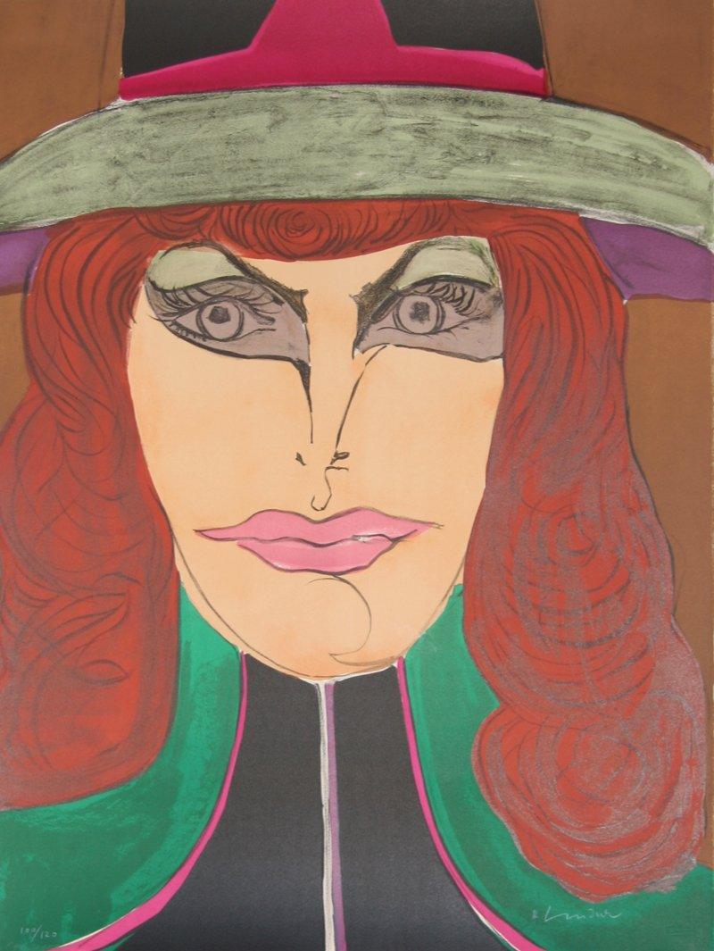Red Head Lithograph | Richard Lindner,{{product.type}}