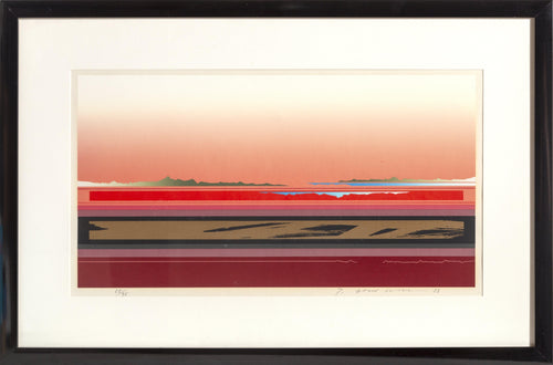 Red Horizon Screenprint | Tetsuro Sawada,{{product.type}}
