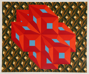 Red Museful Murana Screenprint | Billy Ray Hastings,{{product.type}}