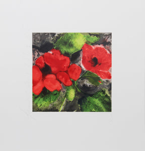 Red Poppies Screenprint | Donald Sultan,{{product.type}}