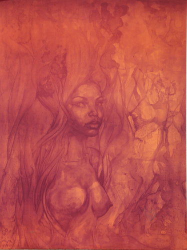 Red Princess Lithograph | John Pitre,{{product.type}}