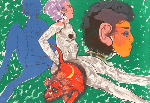 Red Rat Lithograph | Robert Beauchamp,{{product.type}}