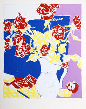 Red Roses in the Artist's Room Screenprint | Knox Martin,{{product.type}}