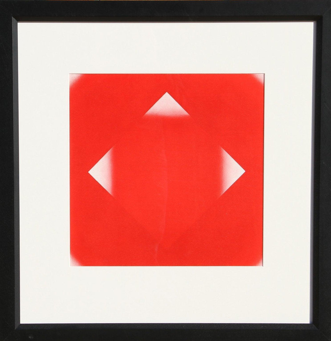 Red Square with Three Corners Poster | Herbert Bayer,{{product.type}}