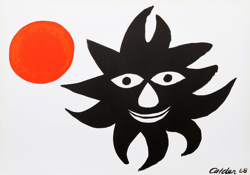 Red Sun Lithograph | Alexander Calder,{{product.type}}