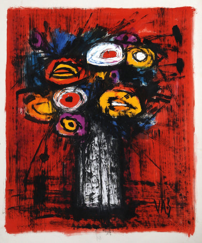 Red Vase Oil | Maximillian Vas,{{product.type}}