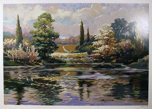 Reflections of Autumn Screenprint | Elizabeth J. Horning,{{product.type}}