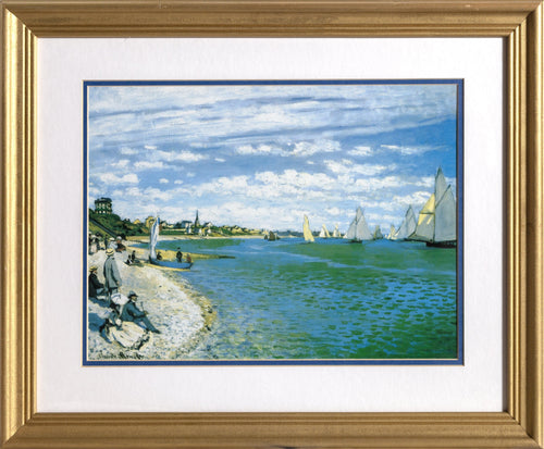 Regatta at Saint Adresse Poster | Claude Monet,{{product.type}}