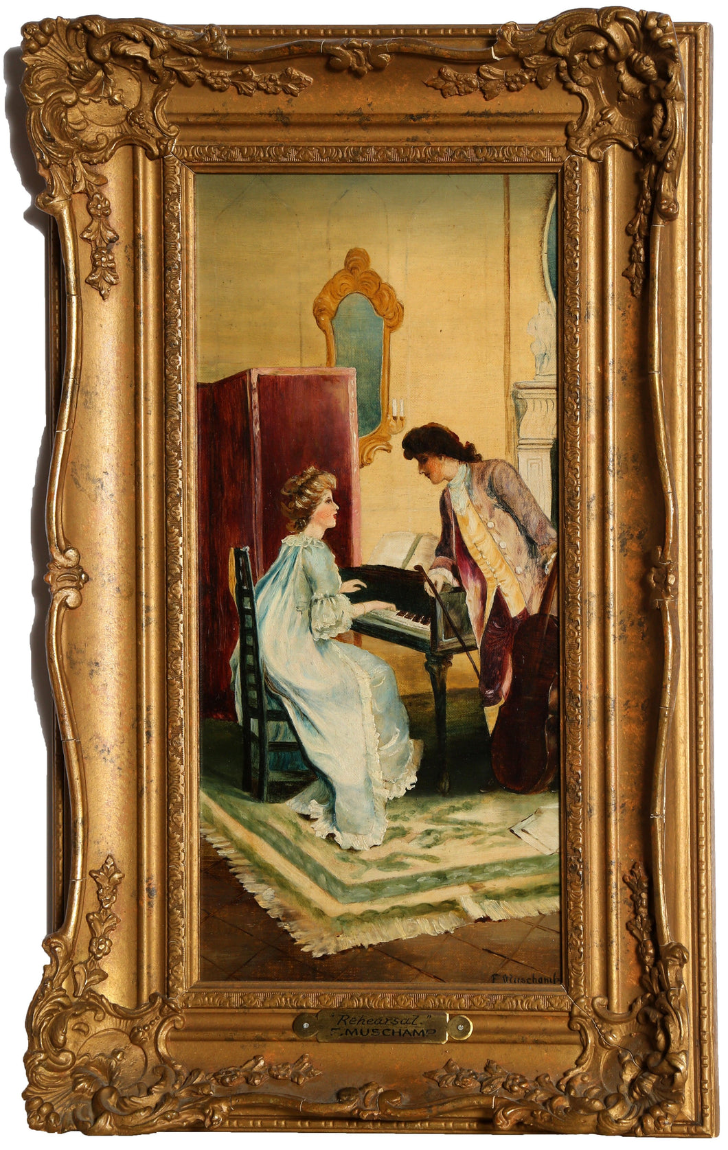 Rehearsal Oil | Francis Sydney Muschamp,{{product.type}}