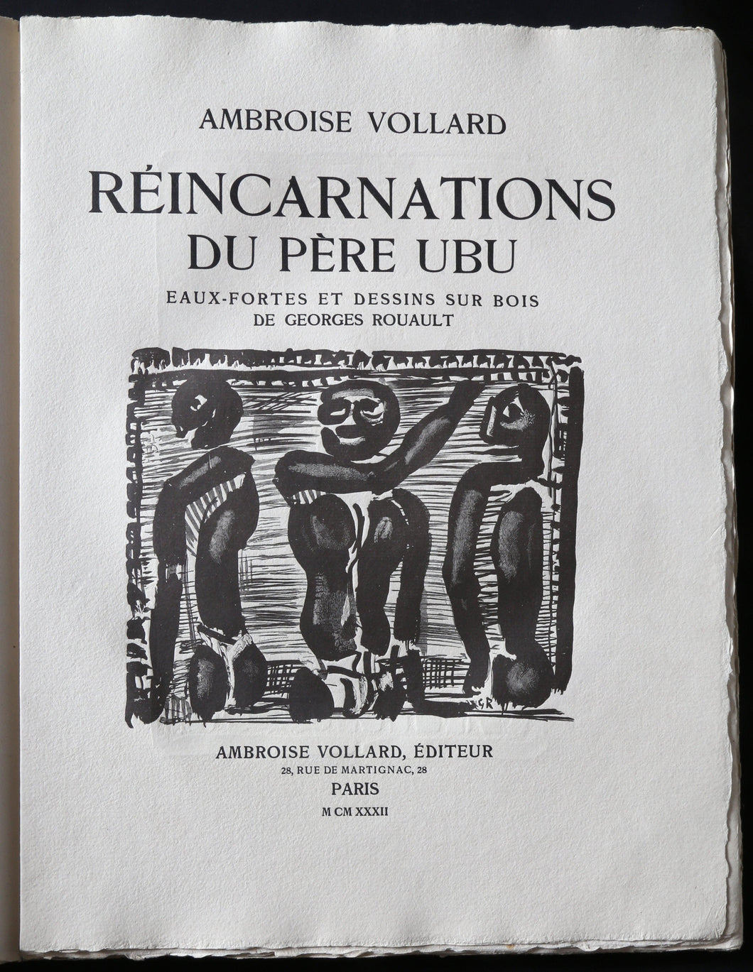 Reincarnations du Pere Ubu (Deluxe) Woodcut | Georges Rouault,{{product.type}}