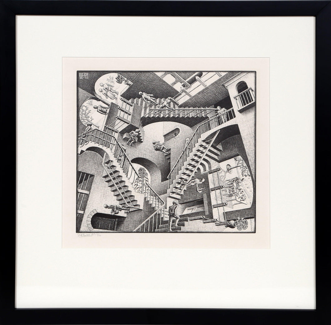 Relativity Lithograph | M.C. (Maurits Cornelis) Escher,{{product.type}}