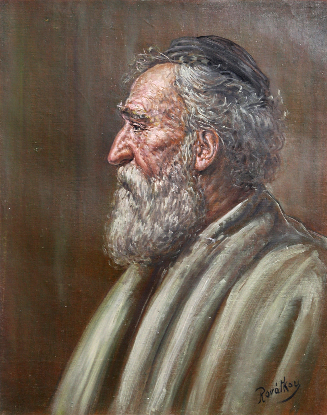 Religious Man Oil | Adrian Rovatkay,{{product.type}}