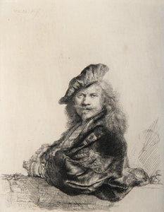 Rembrandt Appuye (B21) Etching | Rembrandt,{{product.type}}