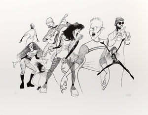 RENT Lithograph | Al Hirschfeld,{{product.type}}