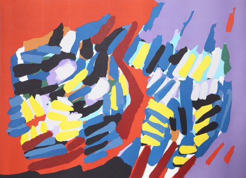 Resting Cat Lithograph | Karel Appel,{{product.type}}