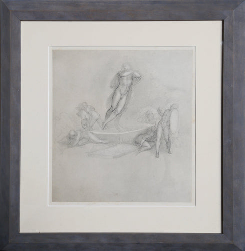 Resurrezione di Cristo from Disegni di Michelangelo Lithograph | Michelangelo,{{product.type}}
