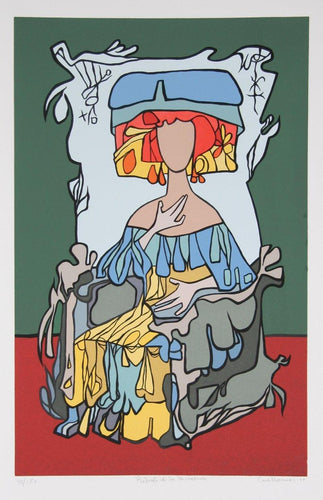 Retrato de la Bisabuela Screenprint | Cundo Bermúdez,{{product.type}}