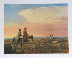 Return Of The Hunters Lithograph | Duane Bryers,{{product.type}}
