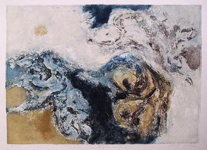 Rhythm in Blue Etching | Yehuda Jordan (aka Yordan),{{product.type}}