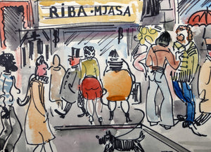 Riba Mjasa Watercolor | Erik Freyman,{{product.type}}