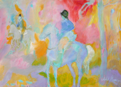 Riding in the Park Oil | Isabel Gamerov,{{product.type}}