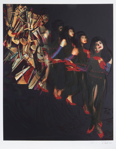 Rie Miyazawa Descending a Staircase (after Duchamp) Lithograph | Steven Pollack,{{product.type}}