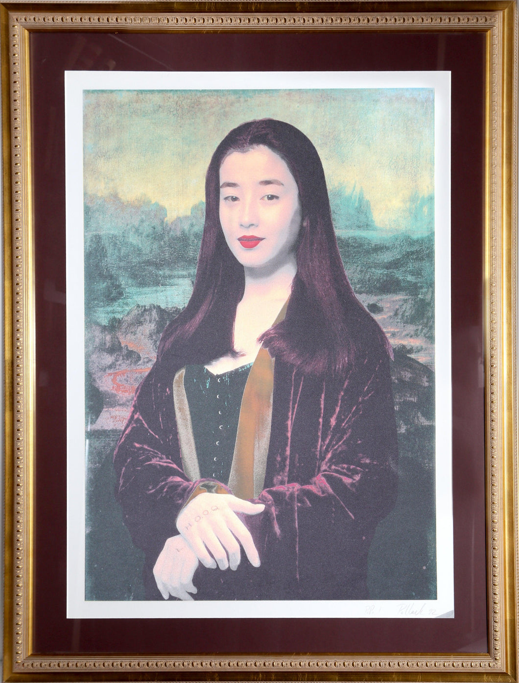 Rie Miyazawa Mona Lisa (after da Vinci) Lithograph | Steven Pollack,{{product.type}}