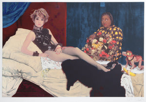 Rie Miyazawa Olympia (after Manet) Lithograph | Steven Pollack,{{product.type}}