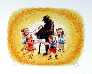 Ring Around the Rosie (126) Lithograph | Unknown Artist,{{product.type}}