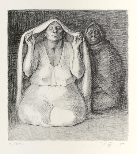 Ritual Lithograph | Francisco Zuniga,{{product.type}}