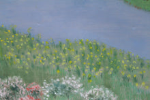 River and Wildflowers Acrylic | Unknown Artist,{{product.type}}