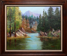 River Landscape Oil | Unknown Artist,{{product.type}}