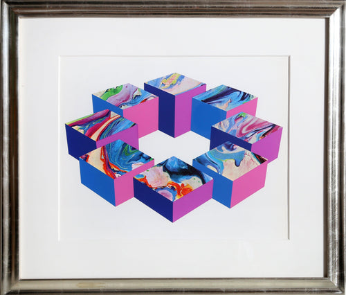 River Ring Screenprint | David Keith Milne,{{product.type}}