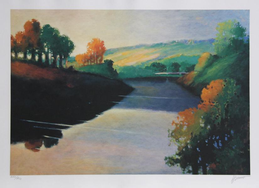 Rivers at Sunrise II Lithograph | Max Hayslette,{{product.type}}