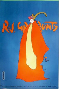 RJ Grunts Poster | Peter Max,{{product.type}}