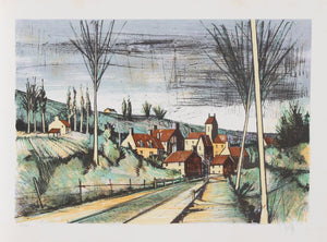 Road to the Village Lithograph | V. Beffa,{{product.type}}