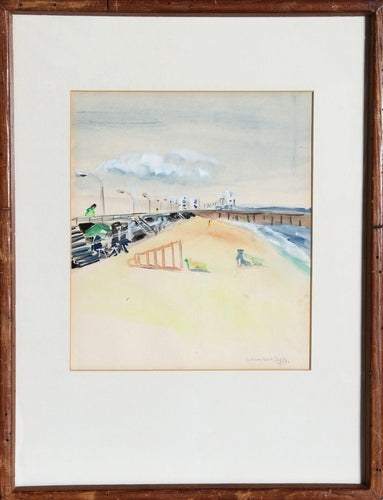 Rockaway Beach Watercolor | Stephen Francis Duffy,{{product.type}}