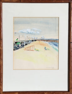 Rockaway Beach Watercolor | Stephen Francis Duffy,{{product.type}}