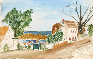Rockport (P6.38) Watercolor | Eve Nethercott,{{product.type}}