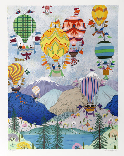 Rocky Mountain Balloons Screenprint | Jack Hofflander,{{product.type}}
