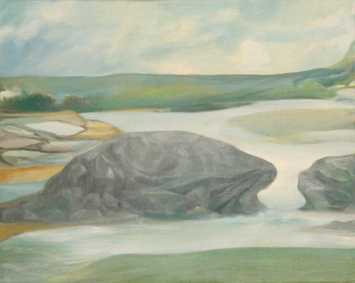 Rocky Seascape (55) Oil | John F. Leonard,{{product.type}}