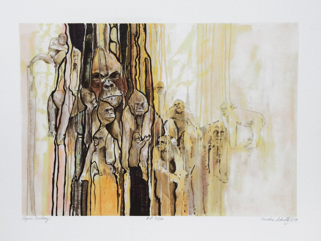 Rogues Gallery (Apes) Lithograph | Caroline Schultz,{{product.type}}