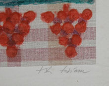 Roi aux Raisins Etching | Theo Tobiasse,{{product.type}}