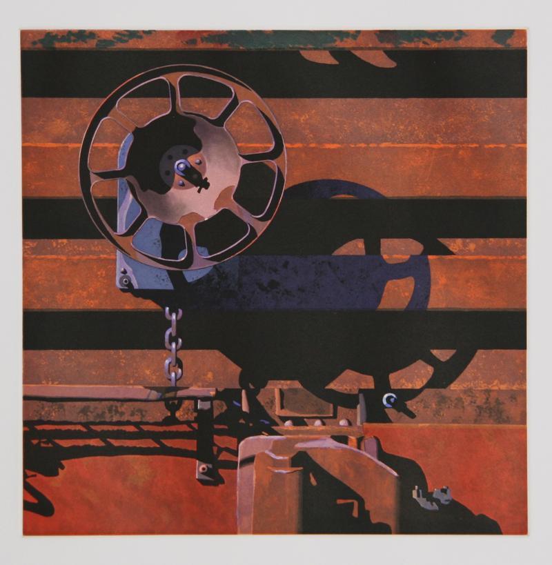 Rolling Stock Series: For Leslie Etching | Robert Cottingham,{{product.type}}
