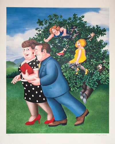 Romance Lithograph | Beryl Cook,{{product.type}}